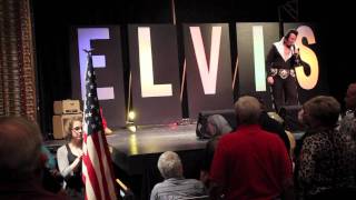 Alvin Smith performs America The Beautiful as Elvis from the 1970s.