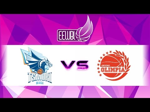 Tsmoki-Minsk vs Olimpia Grodno - EEWBL 26.09.2015. Riga
