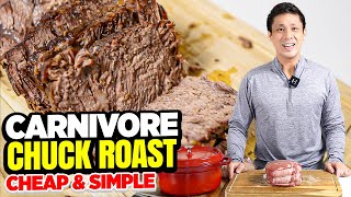 How To Roast Beef Chuck Roast In The Oven // Simple Carnivore Recipe // Tender & Melt In Your Mouth