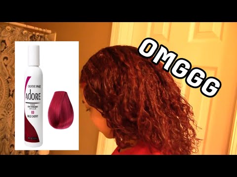 HOW I DYE MY HAIR AT HOME USING ADORE HAIR DYE! |...