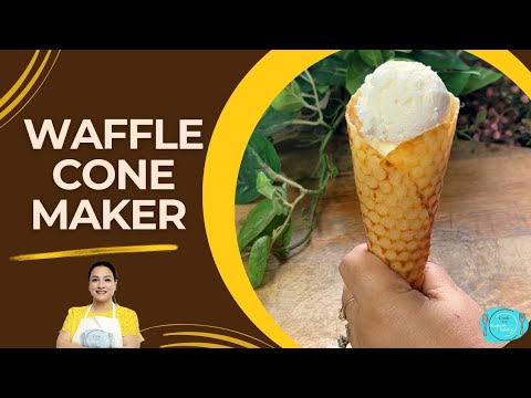 Waffle Cone Maker| Icecream Cone at Home | Cone Maker