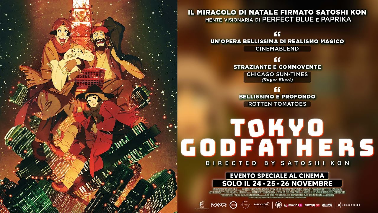 Tokyo Godfathers torna al cinema con Nexo Studios Anime al Cinema