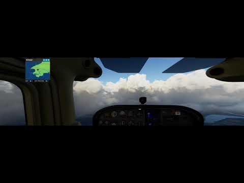 Microsoft Flight Simulator 2020 Stormy landing Haverfordwest.