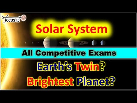 Solar System Facts || Brightest Planet || Static GK || Competitive Exams || GK Tricks || SSC || RRB