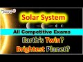 Solar System Facts Brightest Planet Static GK Competitive Exams GK Tricks SSC RRB
