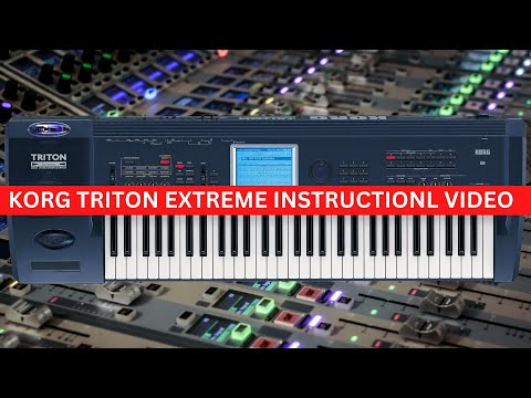 KORG TRITON EXTREME INSTRUCTIONAL DVD