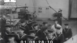 Scenes on board HMAS Australia