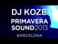 DJ Koze spins "Homesick"- Primavera Sound 2013