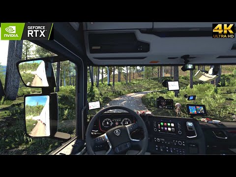 ETS2 1.47 Real life Graphics Mod in 4K PC Gameplay