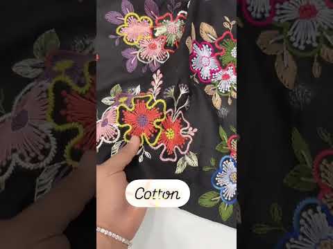 Wholesale Supplier of Cotton Multi-Thread Embroidery Fabric for Summer Wear & Home Textiles