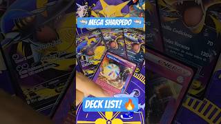 🦈Este DECK de Mega Sharpedo MUERDE FUERTE en el competitivo 🔥🦈 #pokemon #pokemoncards #pokemontcg
