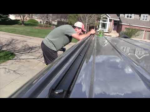 Installing Rhino Rack RTS523 roof rails on Sprinter van