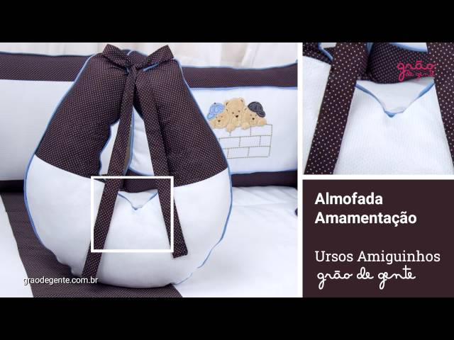 Almofada para Amamentação Ursos Amiguinhos | Ref: 54082