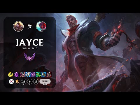 Jayce Mid vs Yone - KR Master Patch 13.7