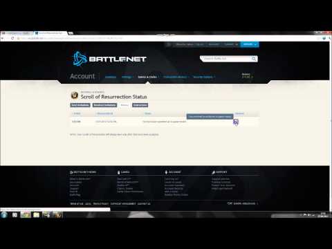 How to use the scroll of resurection on world of warcraft