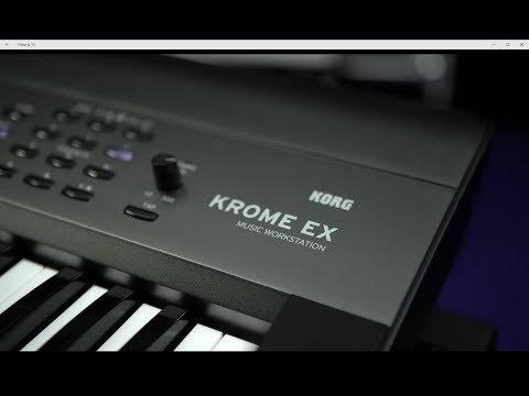 KORG KROME EX - Synth Workstation - All playing no talking - Official video