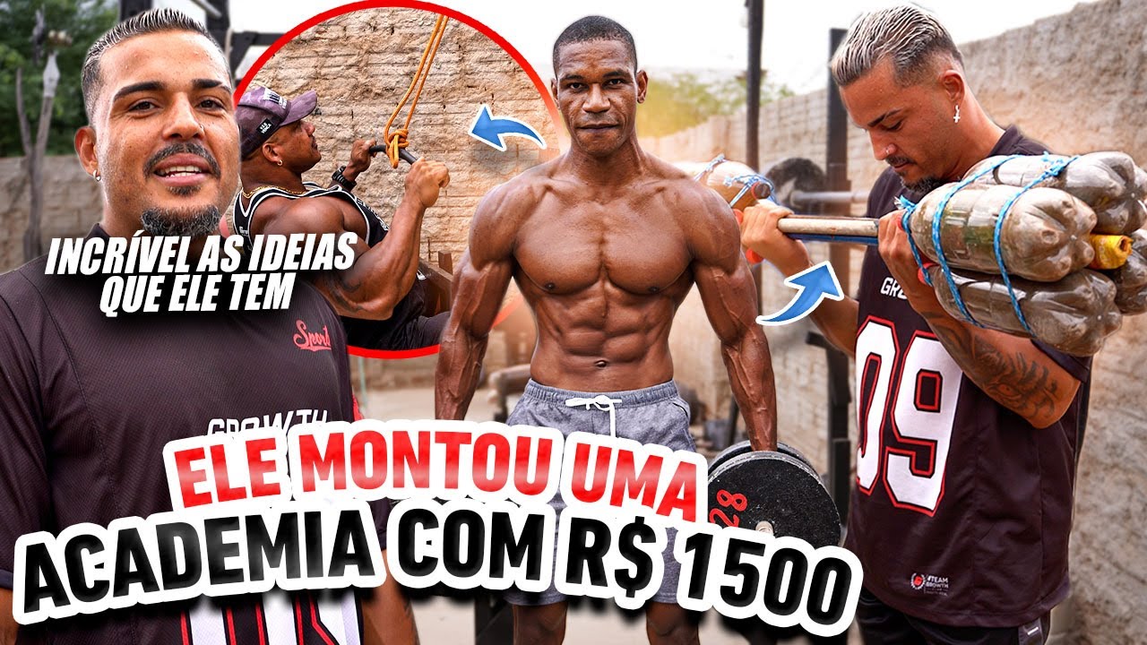 CAVALO CONHECE O GUERREIRO JOSEMAR , ELE MONTOU UMA ACADEMIA DE PEDRA