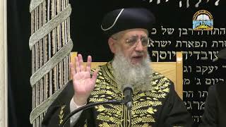 משקפיים שנפלה מהם העדשה או הידית במהלך השבת I מרן הראשון לציון הגאון רבי דוד יוסף שליט"א (מוסדות יחווה דעת) - התמונה מוצגת ישירות מתוך אתר האינטרנט יוטיוב. זכויות היוצרים בתמונה שייכות ליוצרה. קישור קרדיט למקור התוכן נמצא בתוך דף הסרטון