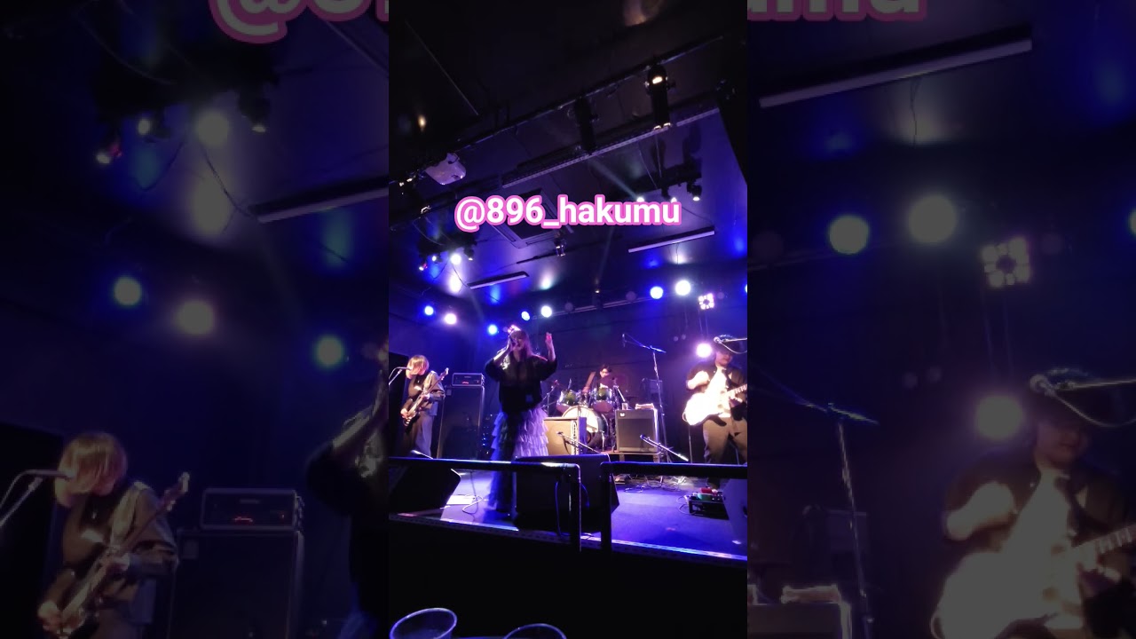 【黒苺】hakumuのライブに行ってきたよ！　#shorts