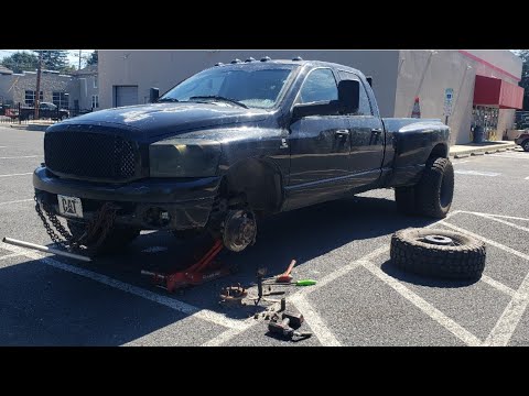 Broken Down Ram 2500 Cummins Wheel Bearing Replacement | How To