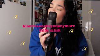 Download lagu IDONTWANNABEYOUANYMORE - A cover by Chenay mp3