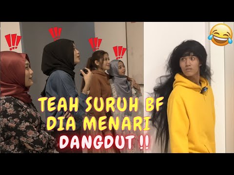 TEAH SURUH BF DIA MENARI DANGDUT !! - MUKA AMMAR KELAKAR !!
