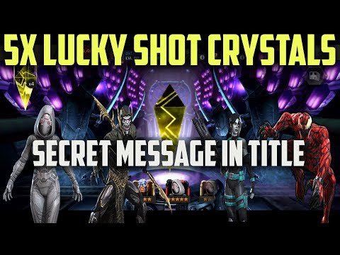 5x Lucky Shot Crystal Opening - G ood H aul O verall S till T rash - Marvel Contest of Champions