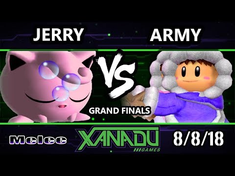 S@X 262 SSBM - Jerry [L] (Jigglypuff) Vs. ARMY (Ice Climbers) Smash Melee Grand Finals