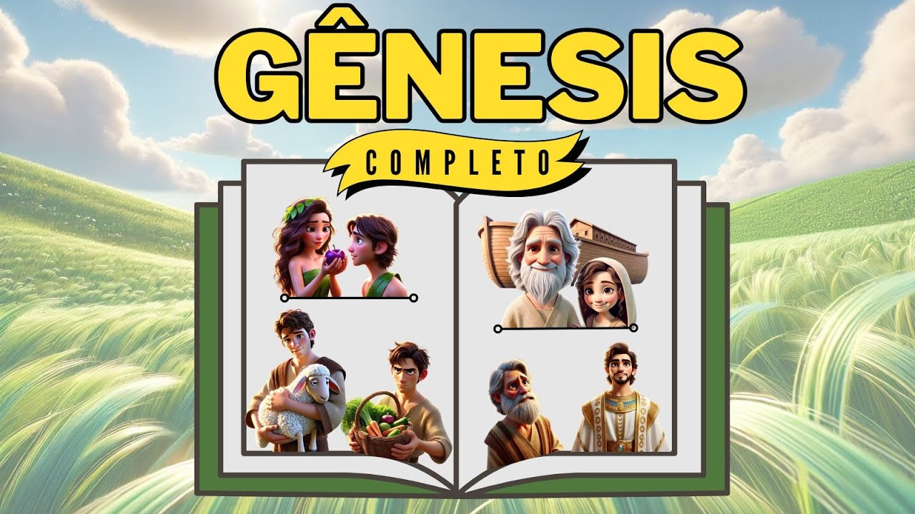 História Bíblica Para Crianças - Livro de Gênesis Completo