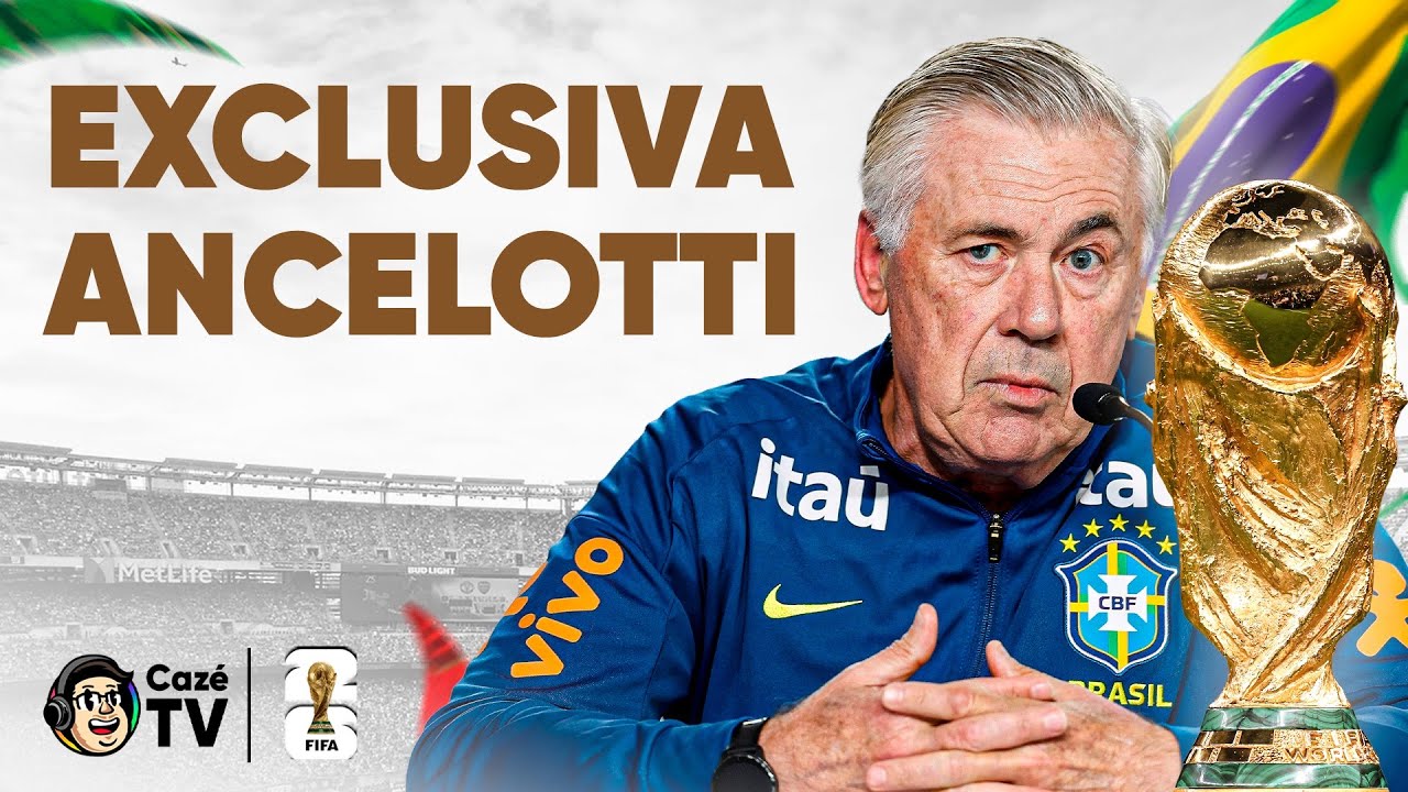 EXCLUSIVA: ANCELOTTI FALA COM BELTRÃO SOBRE AS EXPECTATIVAS, PREPARAÇÃO E MEMÓRIAS DA COPA DO MUNDO