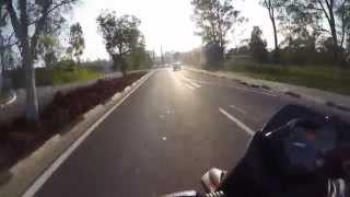 preview picture of video 'Vinhedo a Itatiba, motovlog style (Rod. Edenor João Tasca) KTM 990 SMR'