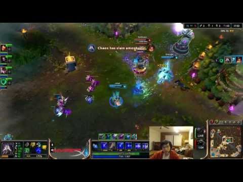 Chaox plays Kassadin vs Katarina mid lane
