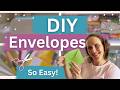 How to Make Your Own Envelopes | With or Without Cricut (No Scoring Tool Needed!)