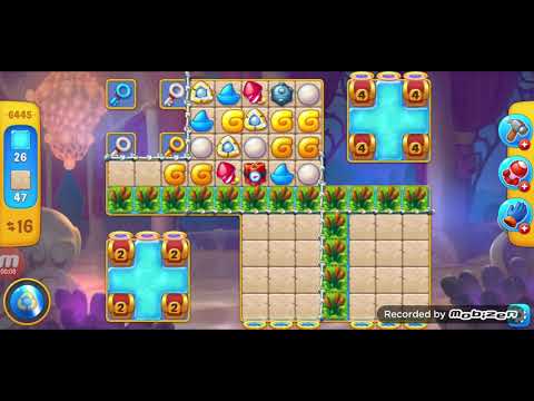 fishdom gameplay / level 6445 / It is like the ads? / thank you 피쉬돔 / 모바일 게임 / 중독성 있는 게임