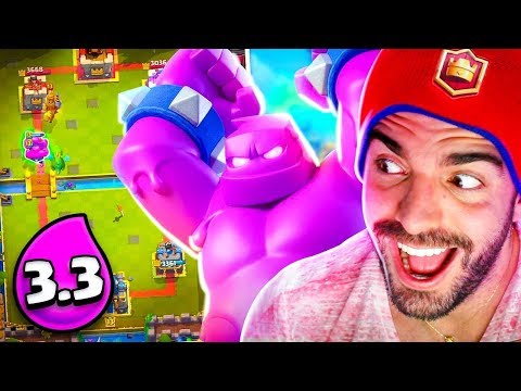 USEI O DECK MAIS RAPIDO DE GOLEM DE ELIXIR NO CLASH ROYALE!