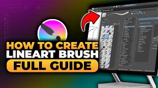 How To Create Lineart Brush in Krita (FAST & EASY) | 100% WORKS | NO Yapping, To The Point!