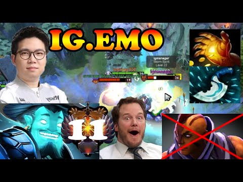 IG.EMO STORM SPIRIT GENIUS BUILD BLINK DAGGER COUNTER ARTEEZY ANTIMAGE | DOTA2ORBS
