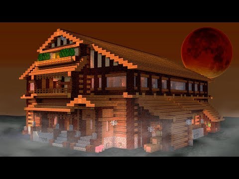 Minecraft Tutorial: How to Make a Haunted House | Scary Halloween House | Cabin House | Mansion