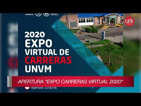 Se realizó la Expo Virtual de Carreras UNVM 2020