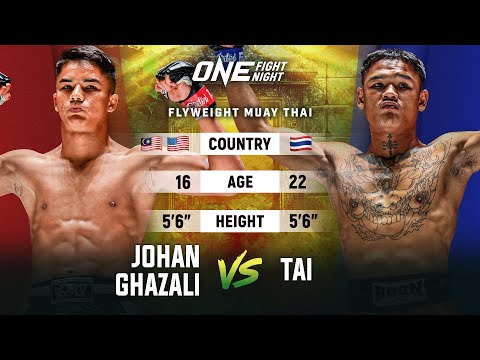 Johan Ghazali vs Tai Sor Jor Piek Uthai full fight