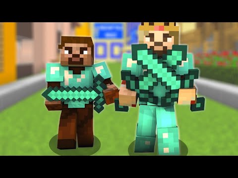 ZENGİN VE FAKİR ŞEHRE BASKIN YAPIYOR! 😱 - Minecraft