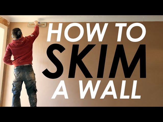 How To Plaster A Wall | Skim Coat Plastering