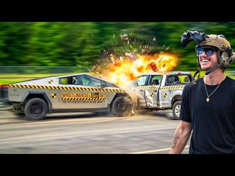 WhistlinDiesel Cybertruck Durability Test #3