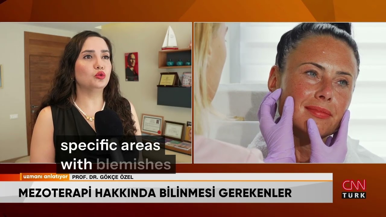 CNN'de Mezoterapi Hakkında Konuştuk | Prof. Dr. Gökçe Özel ile Cilt Gençleştirme
