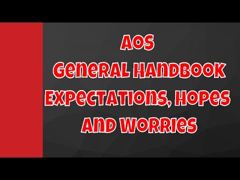 Opinion: AoS General Handbook