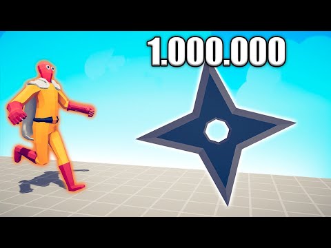 1.000.000 DAMAGE NINJA vs UNITS - TABS | Totally Accurate Battle Simulator 2024