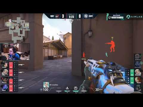 NV Victor's (Food) 3K Clutch vs 100T - Shroud Reacts - 100T vs ENVY - VCT NA