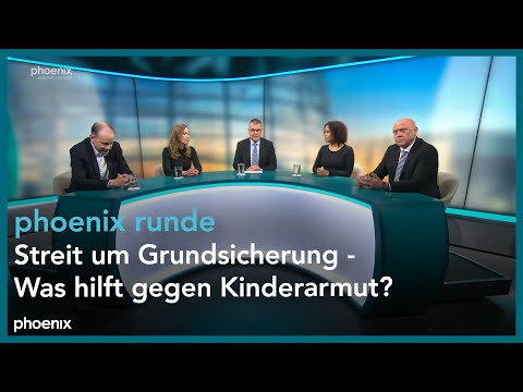 phoenix runde: Streit um Grundsicherung - Was hilft gegen Kinderarmut?