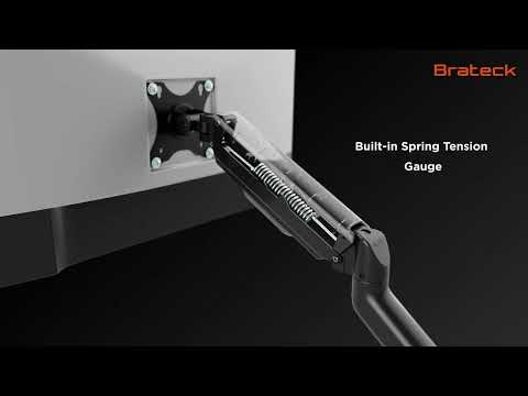 Držák monitoru Brateck LDA32-112E jedno rameno mechanická pružina nástěnný