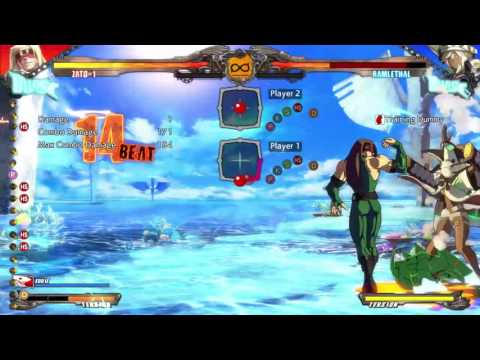 [GGXrdR] Zato=1 1hit SG into garo (on lightweights)